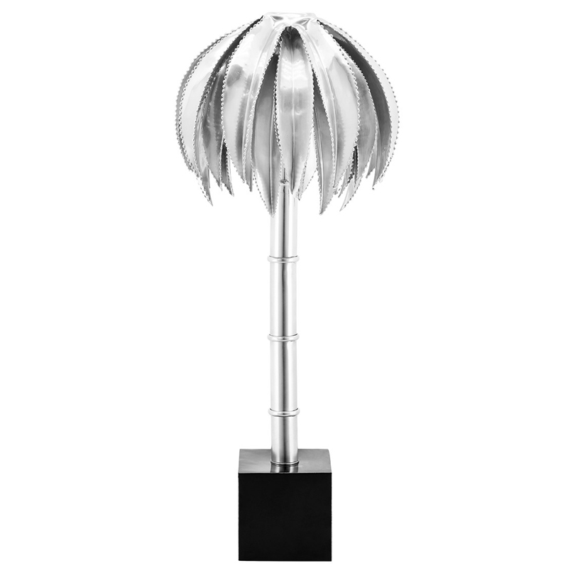 Настольная лампа TABLE LAMP PALMERY Silver Серебряный в Омске | Loft Concept 