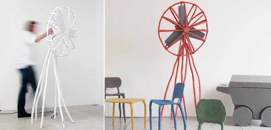 Торшер Clay Fan Medium Maarten Baas Торшер Clay Fan Medium Maarten Baas - Loft-Concept в Омске