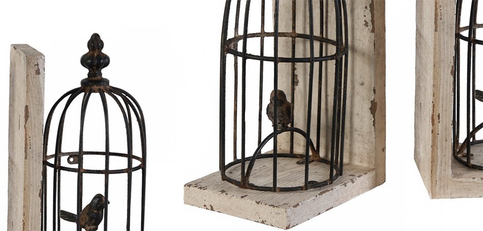 Держатель для книг Birds In Cage Держатель для книг Birds In Cage - Loft-Concept в Омске