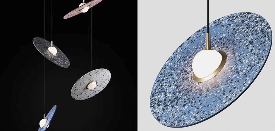 Подвесной светильник Stone Disc Haning Pendant Подвесной светильник Stone Disc Haning Pendant - Loft-Concept в Омске