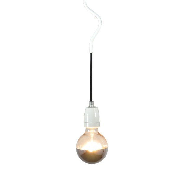 Подвесной светильник Spinner Bulb White Белый в Омске | Loft Concept 