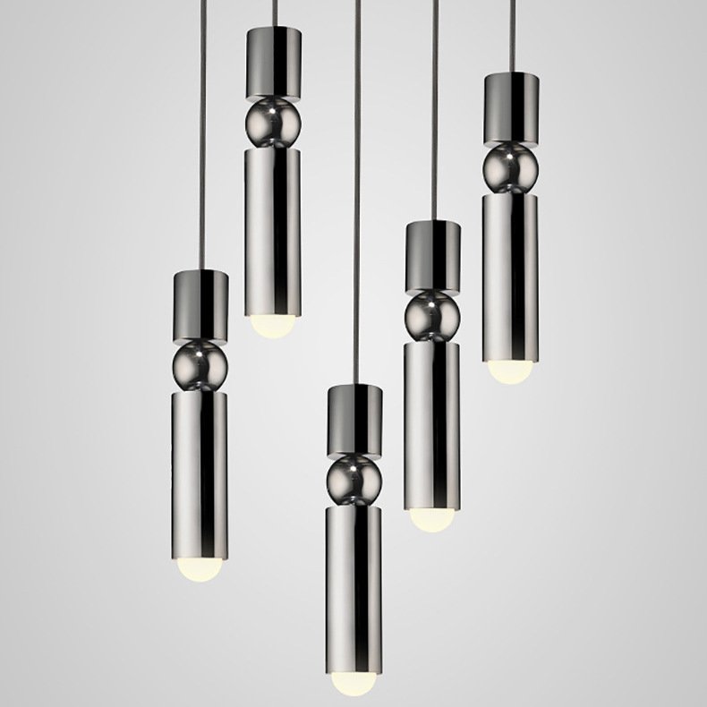 Подвесной светильник Fulcrum by Lee Broom Chrome Хром в Омске | Loft Concept 