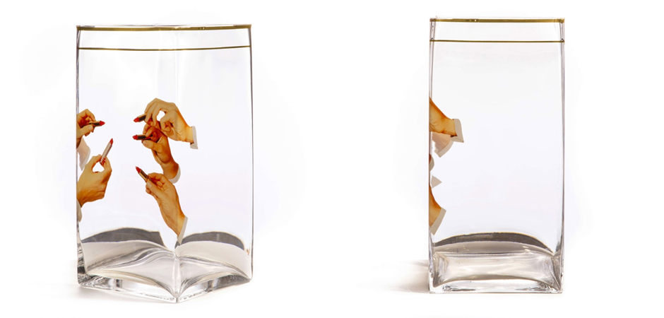 Ваза Glass vase big Lipstick Ваза Glass vase big Lipstick - Loft-Concept в Омске