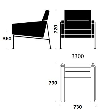 Кресло 3300 series Easy chair в Омске