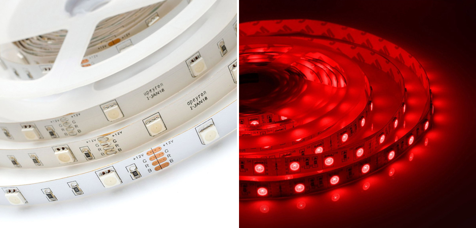 Светодиодная лента 7,2W/m 30LED/m 5050SMD разноцветная 3M - Loft-Concept в Омске