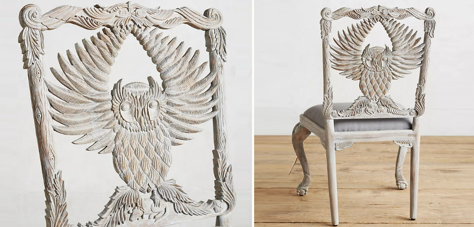 Стул Handcarved Menagerie Owl Dining Chair Стул Handcarved Menagerie Owl Dining Chair - Loft-Concept в Омске