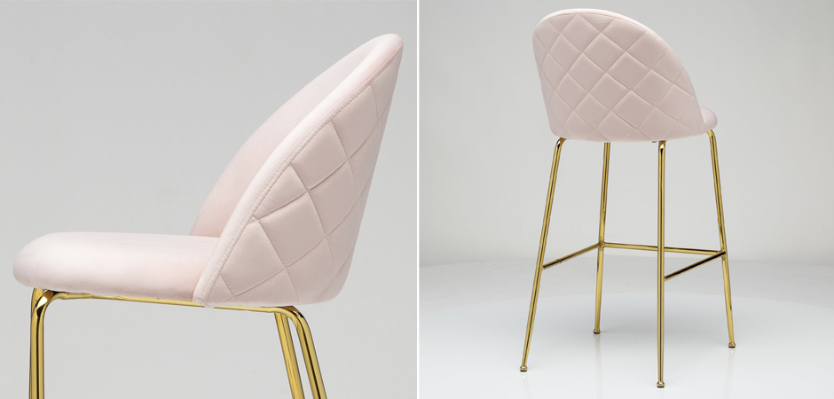 Барный стул Vendramin Bar Stool pink Барный стул Vendramin Bar Stool pink - Loft-Concept в Омске
