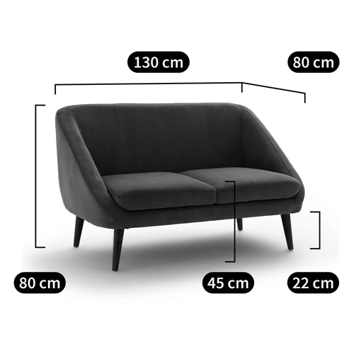 Двухместный диван с обивкой из велюра Belanger Sofa в Омске