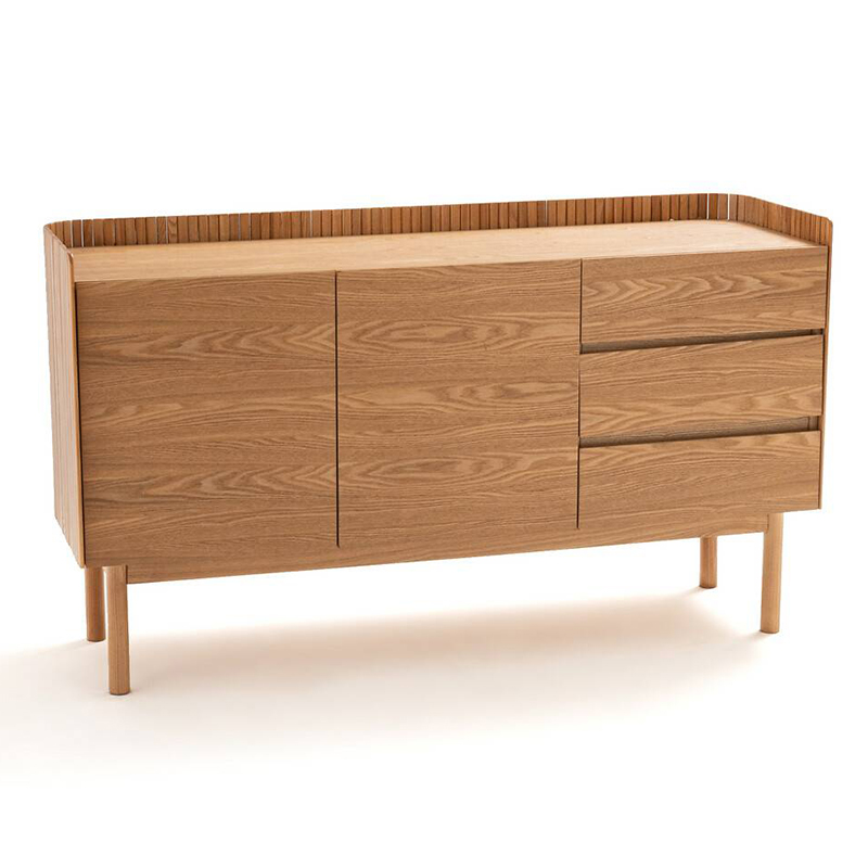 Комод в скандинавском стиле Linnea Chest of Drawers Светлый дуб Темный дуб в Омске | Loft Concept 