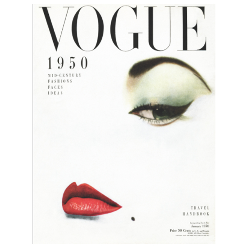 Постер Vogue Cover 1950 January  в Омске | Loft Concept 