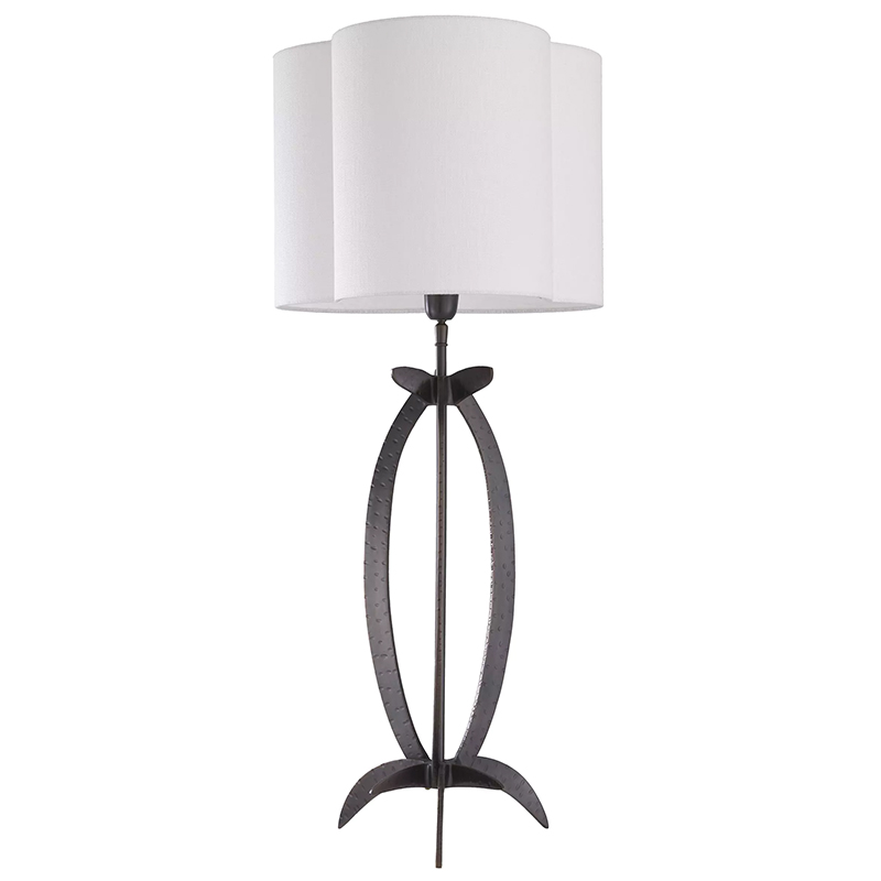 Настольная лампа Eichholtz Table Lamp Luciano Черный Белый в Омске | Loft Concept 