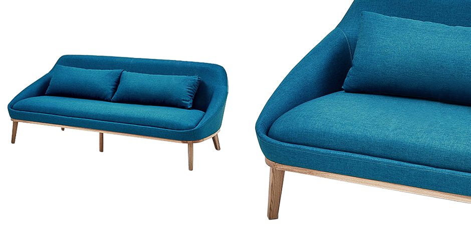 Двухместный диван Sea Basin Sofa Двухместный диван Sea Basin Sofa - Loft-Concept в Омске