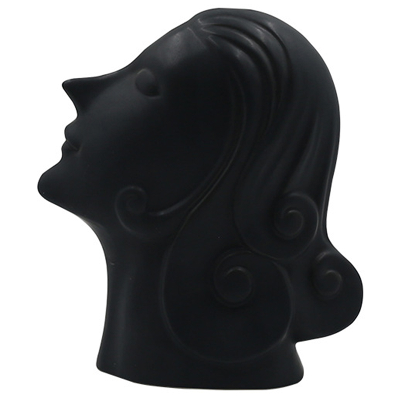 Статуэтка Side Profile Black Statuette Черный в Омске | Loft Concept 