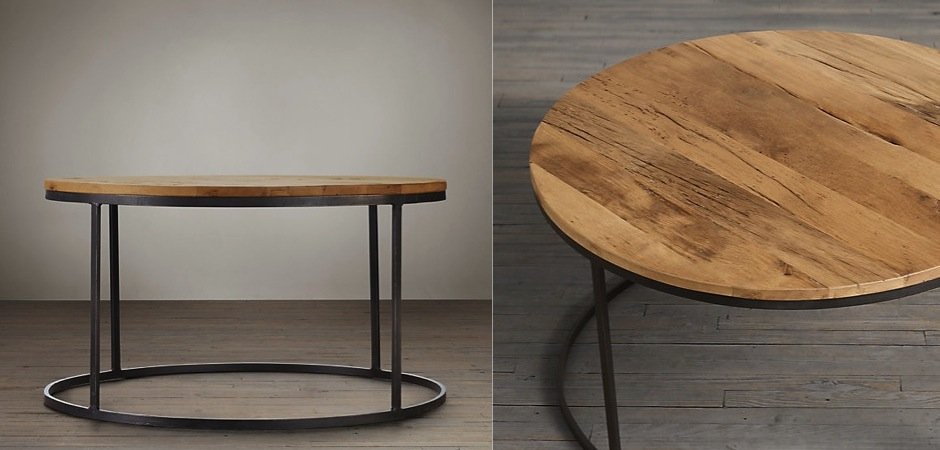 Стол Loft Wooden Round Стол Loft Wooden Round - Loft-Concept в Омске