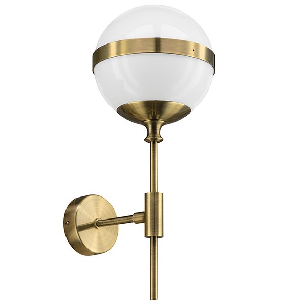 Бра Peggy Wall Lamp Gold Бронза Белый в Омске | Loft Concept 