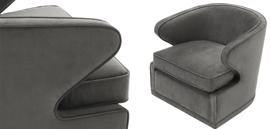 Кресло Eichholtz Chair Dorset Grey Кресло Eichholtz Chair Dorset Grey - Loft-Concept в Омске