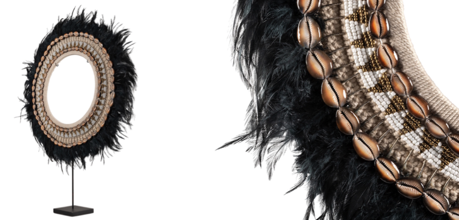 Ожерелье versmissen на подставке JUJU BLACK FEATHER ON STAND Ожерелье versmissen на подставке JUJU BLACK FEATHER ON STAND - Loft-Concept в Омске