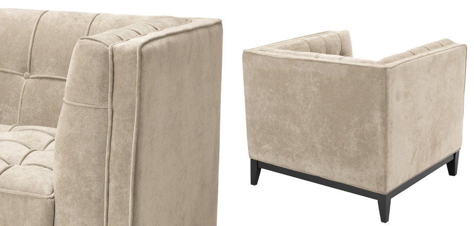 Кресло Eichholtz Chair Aldgate Greige Кресло Eichholtz Chair Aldgate Greige - Loft-Concept в Омске