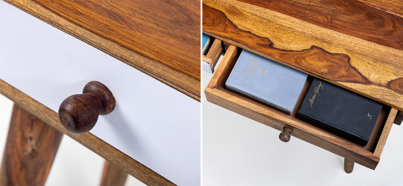 Консоль в скандинавском стиле Handmade Wooden - фото №1