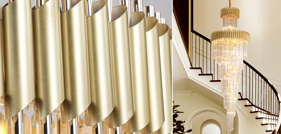 Люстра Empire Large Cascading Chandelier Gold Rectangular Crystal Люстра Empire Large Cascading Chandelier Gold Rectangular Crystal - Loft-Concept в Омске