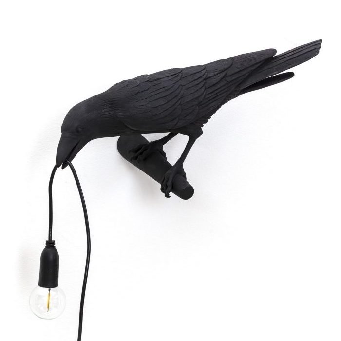 Бра Seletti Bird Lamp Black Looking Черный в Омске | Loft Concept 