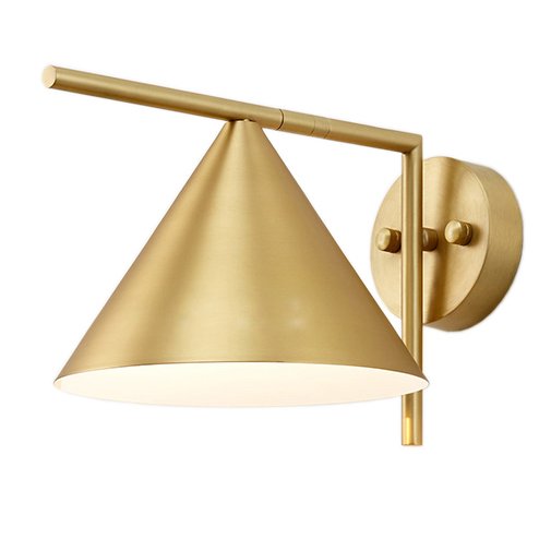 Бра Flos Captain Flint Cone Wall Light Латунь в Омске | Loft Concept 