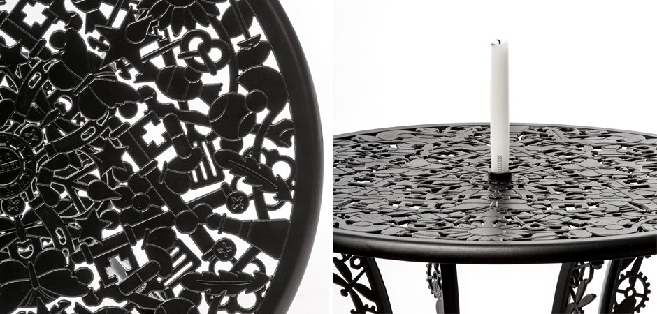 Обеденный стол Industry Collection ALUMINIUM TABLE – BLACK Обеденный стол Industry Collection ALUMINIUM TABLE – BLACK - Loft-Concept в Омске