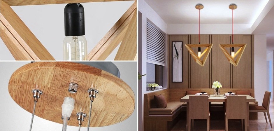 Подвесной светильник Tetraedr Woody Подвесной светильник Tetraedr Woody - Loft-Concept в Омске