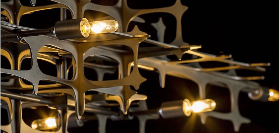 Люстра HUBBARDTON FORGE GRID PENDANT - фото №1