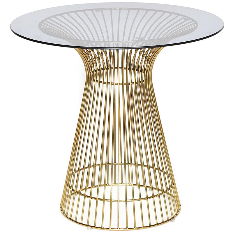 Обеденный стол Platner table gold Золотой Прозрачный в Омске | Loft Concept 