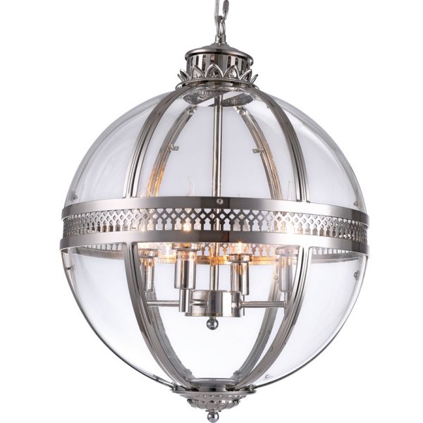 Люстра Sphere Old Roman Chandelier Chrome Хром в Омске | Loft Concept 