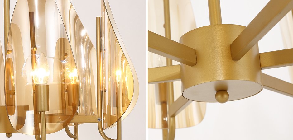 Люстра Chandelier Max Ingrand Fontana Arte Amber glass - Loft-Concept в Омске