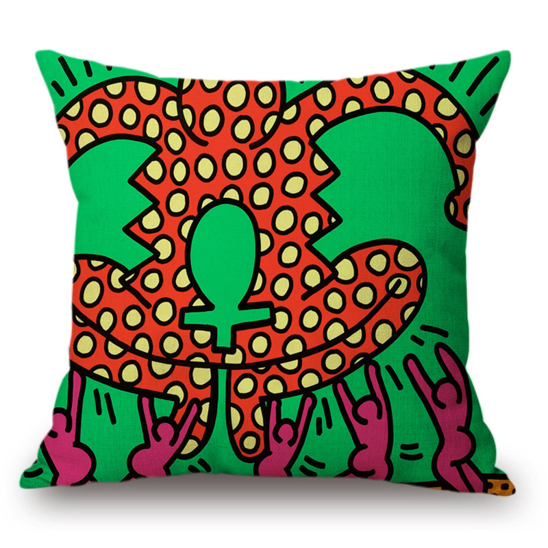 Подушка Keith Haring 17 Мульти в Омске | Loft Concept 