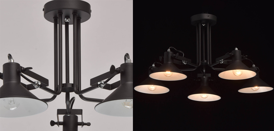 Потолочный светильник Rotating Light Black Потолочный светильник Rotating Light Black - Loft-Concept в Омске