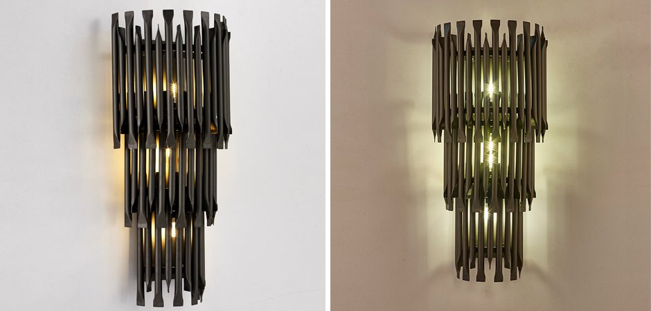 Бра MATHENY III WALL LAMP by DELIGHTFULL Black Бра MATHENY III WALL LAMP by DELIGHTFULL Black - Loft-Concept в Омске
