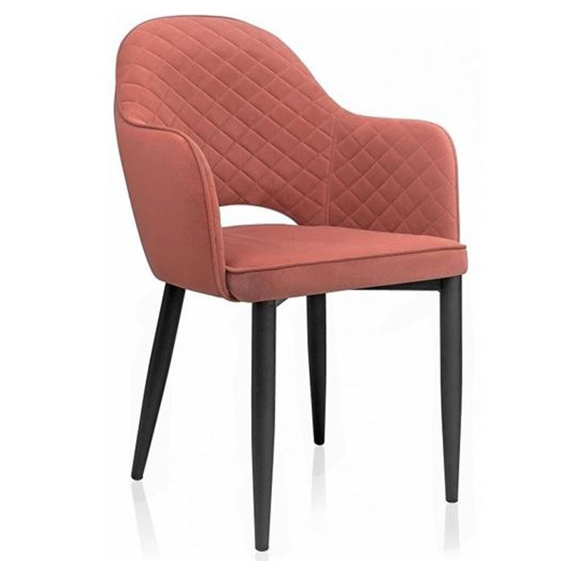 Стул Sharron Chair coral Коралловый Черный в Омске | Loft Concept 