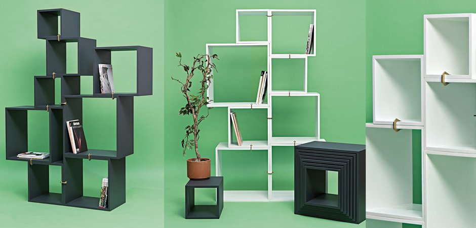 Стеллаж Seletti Assemblage Antracite Стеллаж Seletti Assemblage Antracite - Loft-Concept в Омске