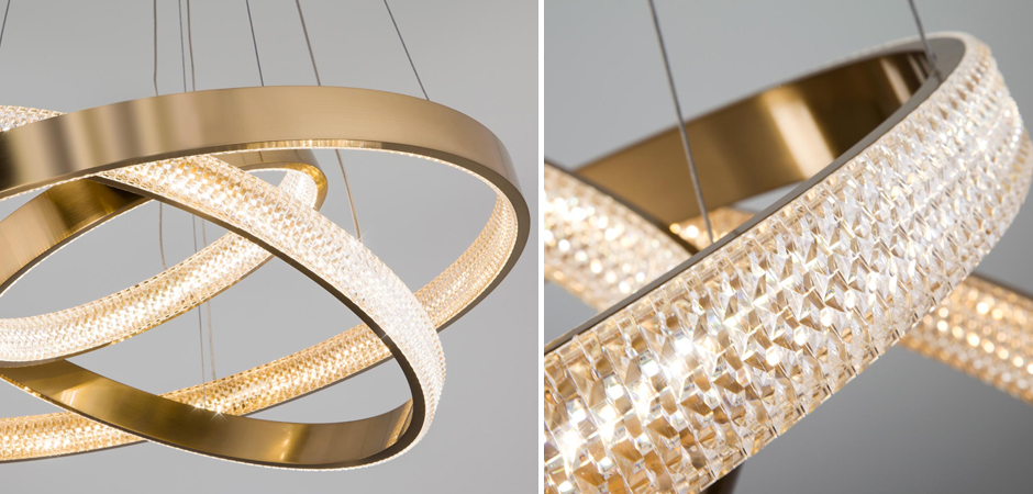 Люстра ORACLE 3 Rings Gold Люстра ORACLE 3 Rings Gold - Loft-Concept в Омске