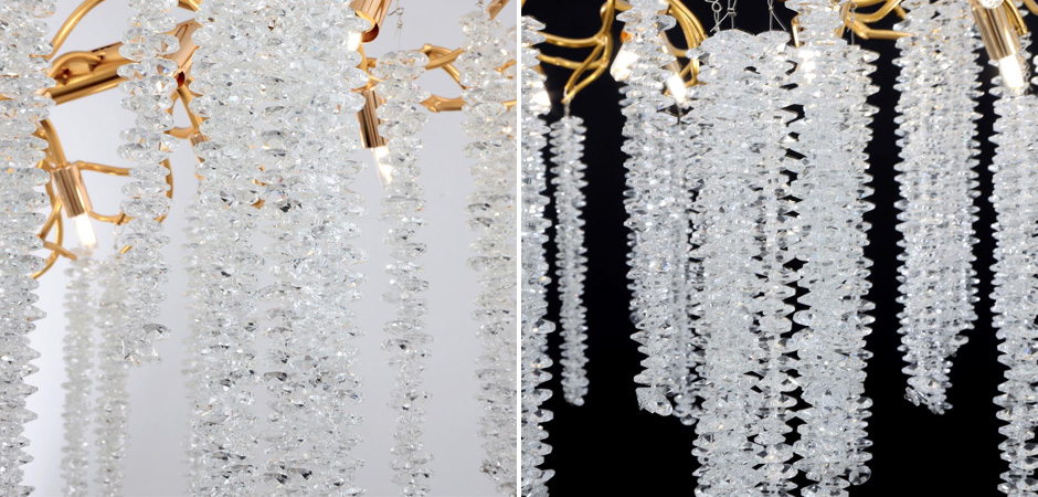 Люстра Woodsprite Золотая - Loft-Concept в Омске