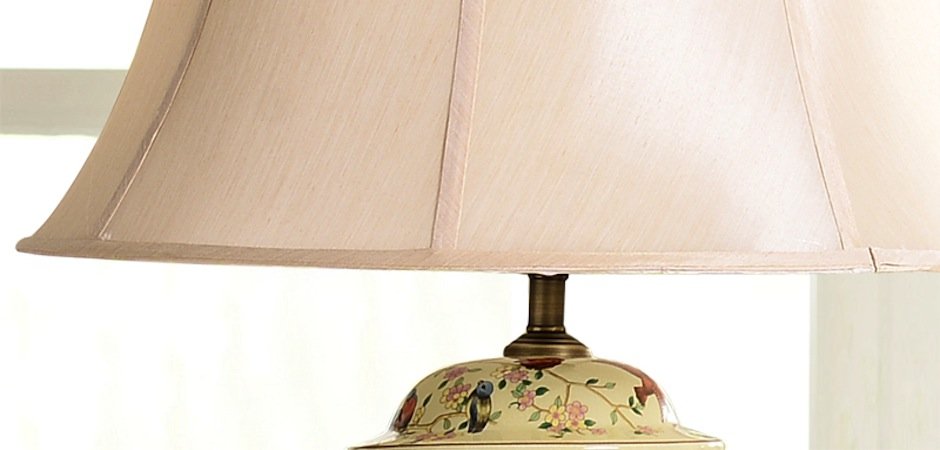 Настольная керамическая лампа с узором Luna - Loft-Concept в Омске