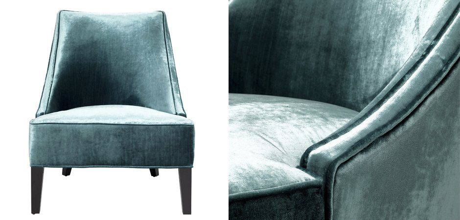 Кресло Eichholtz Chair Dulwich Turquoise Кресло Eichholtz Chair Dulwich Turquoise - Loft-Concept в Омске