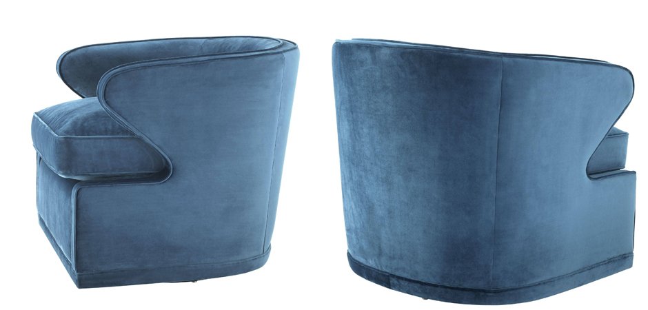 Кресло Eichholtz Chair Dorset Blue Кресло Eichholtz Chair Dorset Blue - Loft-Concept в Омске