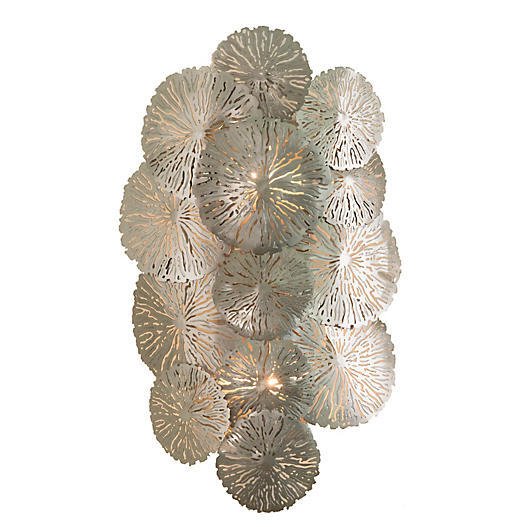 Бра Lily Pad Wall Sconce Nickel Серебряный в Омске | Loft Concept 