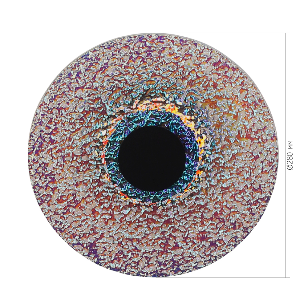 Бра круглое стеклянное с морозным эффектом Heterochromia в Омске