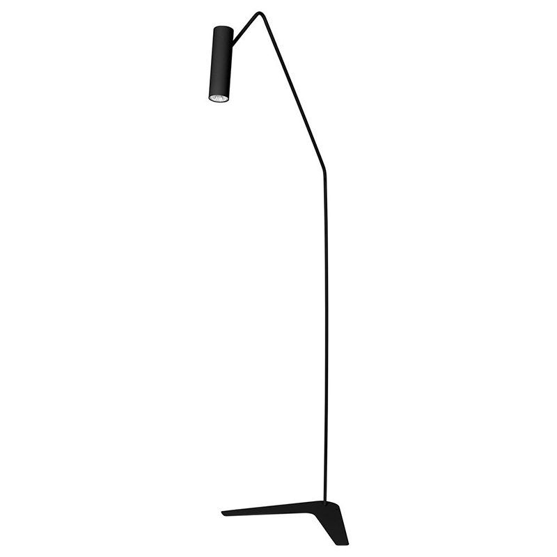 Торшер Tibo Trumpet Floor Lamp black Черный в Омске | Loft Concept 