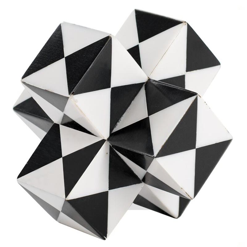 Статуэтка Geometric Figure black and white Черный Белый в Омске | Loft Concept 