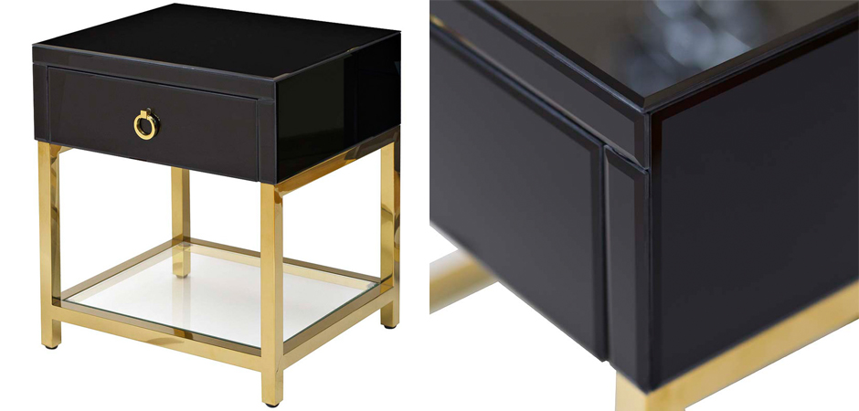 Тумба Black Gold Nightstand Тумба Black Gold Nightstand - Loft-Concept в Омске