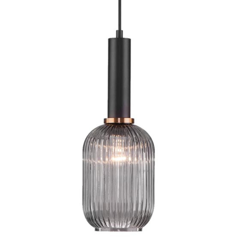 Светильник Ferm Living chinese lantern Gray III Серый (Gray) Черный в Омске | Loft Concept 