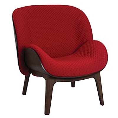 Кресло chair Fauteuil KALIN Design JM Gady Черный Красный в Омске | Loft Concept 