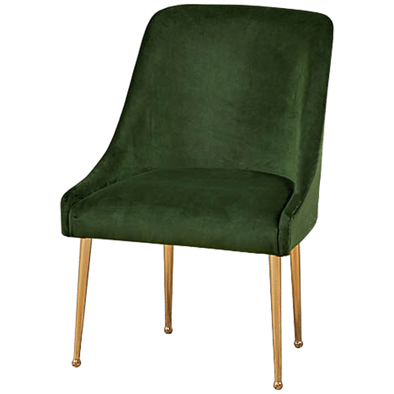 Стул Gormal Stool green Зеленый Золотой в Омске | Loft Concept 